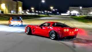 Late Night Street Drifting Gets INTENSE..