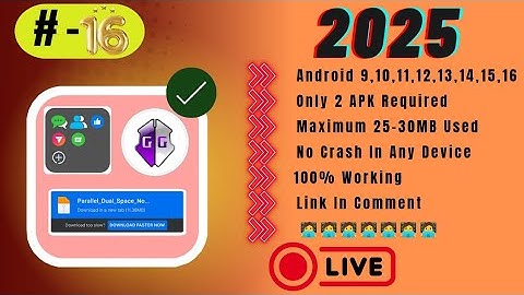 Gameguardian Setup In Android 9,10,11,12,13,14,15,16. // Game guardian with parallel dual space. 🧑‍💻