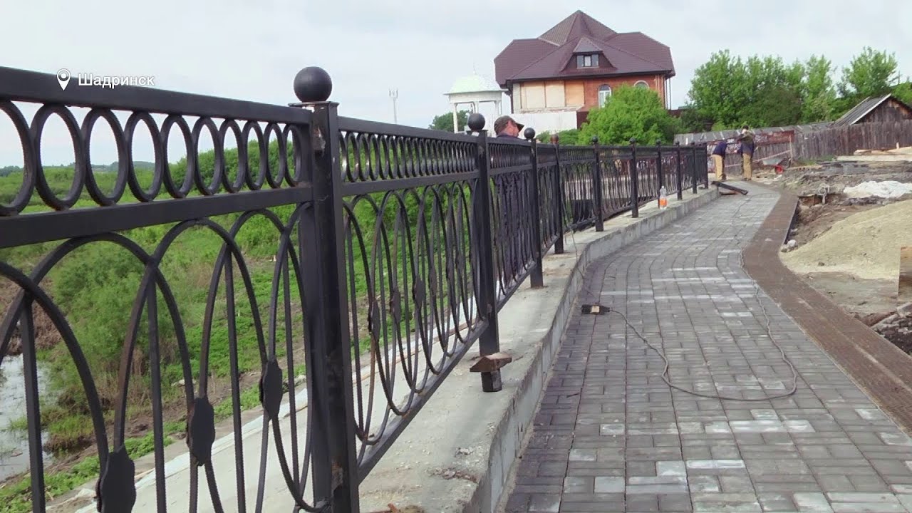 Набережная в шадринске Набережная в шадринске