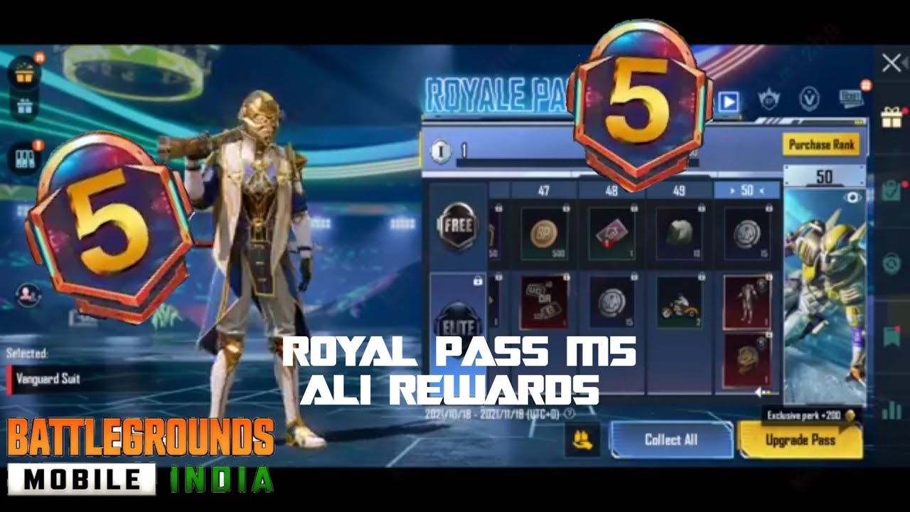M5 ROYAL PASS ALL REWARDS 1 TO 50 |Poco - M1,M2,M3,C1,C2,C3,C31,X1,X2,X3,F1,F2,F3GT |