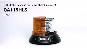 LED Strobe Beacons for Heavy-Duty Equipment, QA115HLS