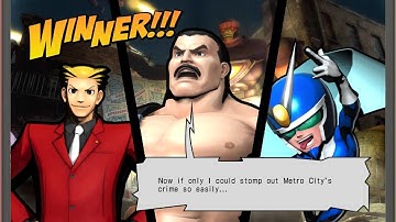 ULTIMATE MARVEL VS. CAPCOM 3: Phoenix Wright/Haggar/Viewtiful Joe Arcade Playthrough