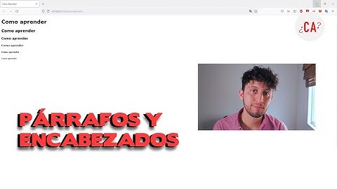Párrafos y Encabezados en HTML