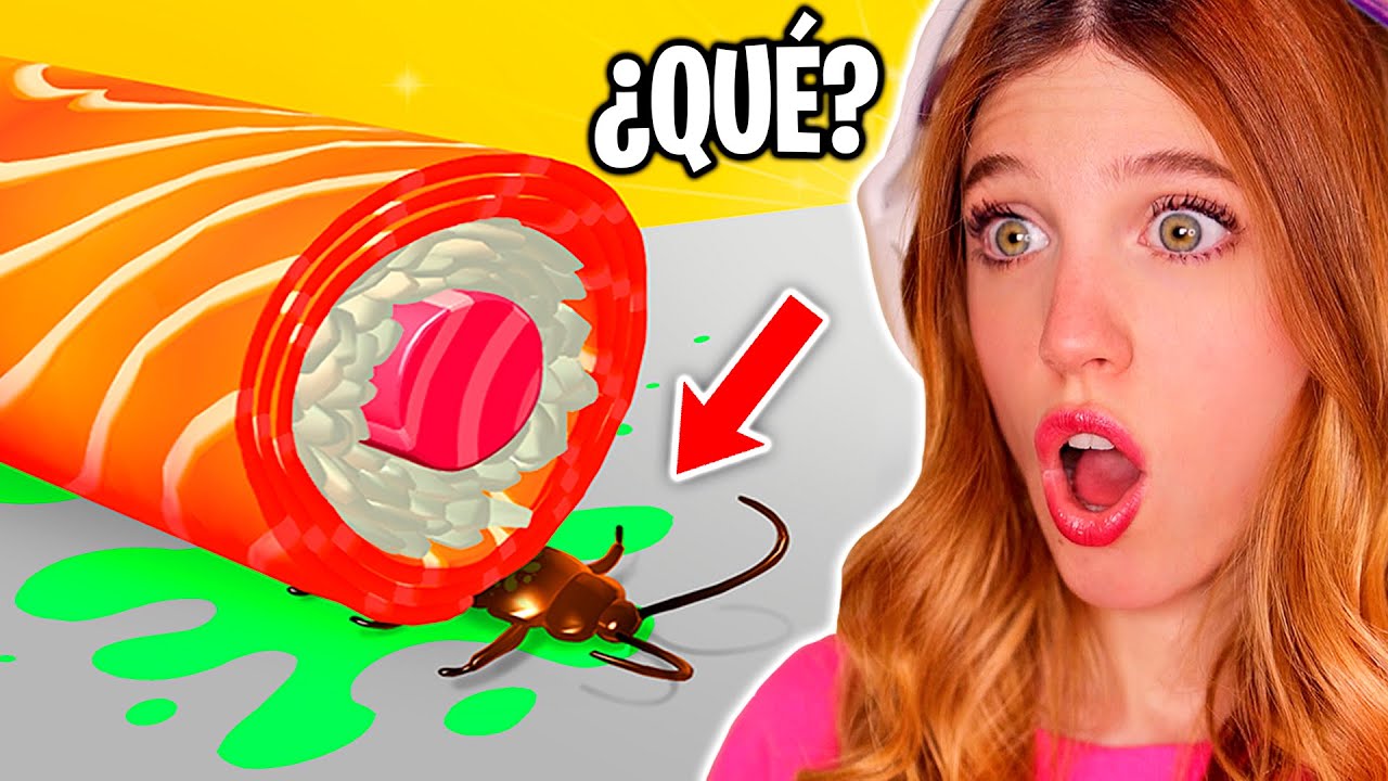 PREPARO el *SUSHI MÁS RARO y DIFÍCIL* del MUNDO!! 🍣 Jugando a Sushi Roll 3D | Laia Oli Juegos