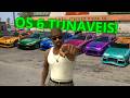 Todos os 6 Carros Tunáveis do GTA SA