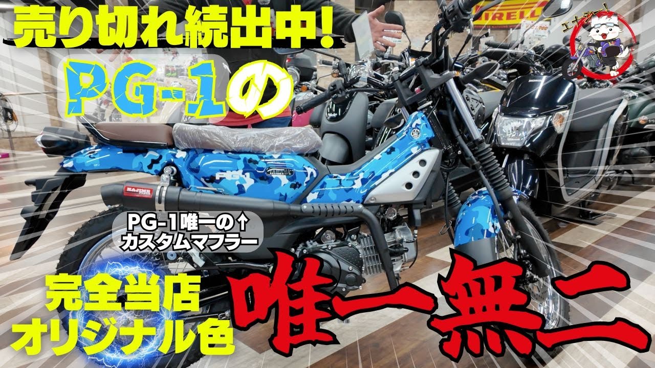 【購入可能！】唯一のカスタムマフラー＆市販にない独自カラーで個性抜群！カスタムPG-1を作りました！【PG-1】【クロスカブ】【ハンターカブ】