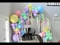 Matte Pastel Balloon Garland DIY | How To | Tutorial