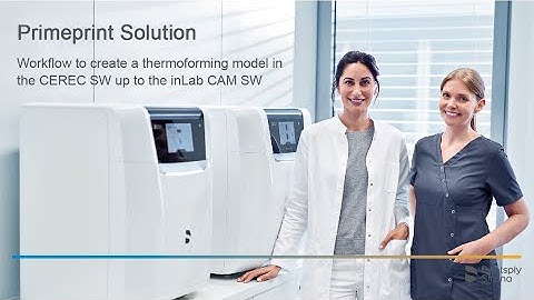 Primeprint Solution Workflow to create a thermoforming model chairside (en)