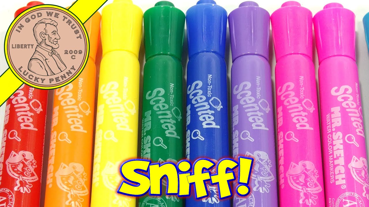 Mr. Sketch Scented Markers, I Color My Marvel Coloring Book! 