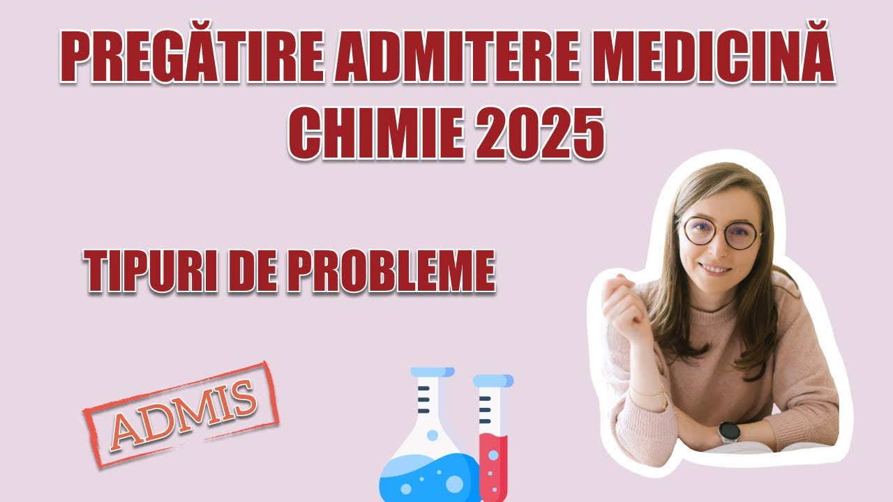 PREGĂTIRE ADMITERE MEDICINĂ 2025 | GRILE CHIMIE ORGANICĂ LIVE