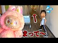 ラブブから逃げろ⁉️ホテルに泊まりに来たけどここちゃんどうして逃げるの・・・・・😨💦【ホテルユーラシアで寸劇】