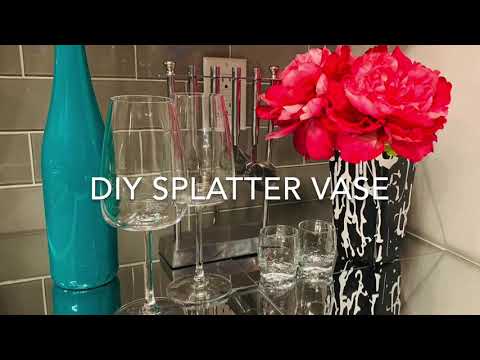 Video: DIY Single Splatter Vase