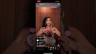 saweetie instagram live quick asmr 🦀🥦