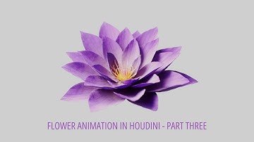 Houdini Tutorial | Blooming Flowers | Model, Rig, and Animate | Part 3