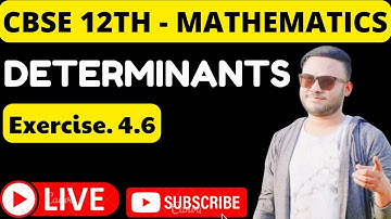 Ex 4.6 Q11 To Q16 || DETERMINANTS ||  lec 5 | CBSE 2023 | NCERT Class 12 Chapter 4