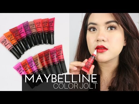 17 Warna Lipstik Maybelline Color Jolt (3x More Pigment) + GIVEAWAY. 