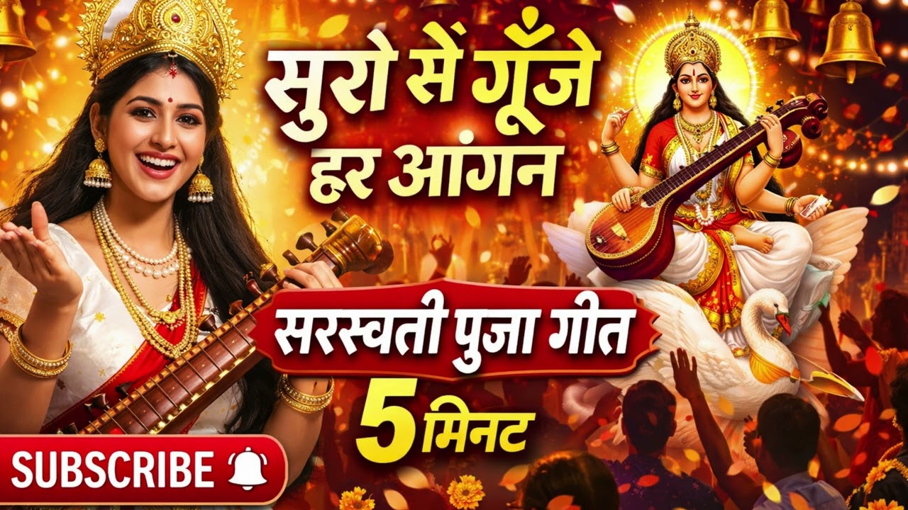 सुरों से गूँजे हर आंगन | सरस्वती पूजा 5 minute full song 