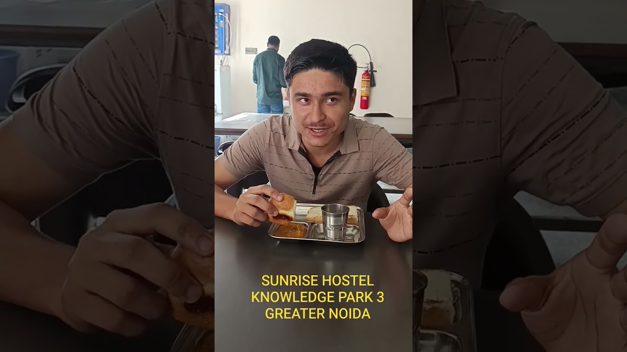 Early morning breakfast at our beautiful "The Sunrise Hostel" at Knowledge Park 3 greater Noida ♥️