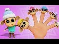 monyet jari Keluarga | 3D anak-anak sajak | Monkey Finger Family |v Farmees Indonesia | Lagu Anak