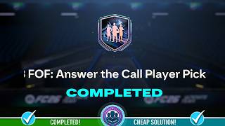 1 of 3 FOF: Answer the Call Player Pick Opened - Cheap Solution & SBC Tips - FC 26