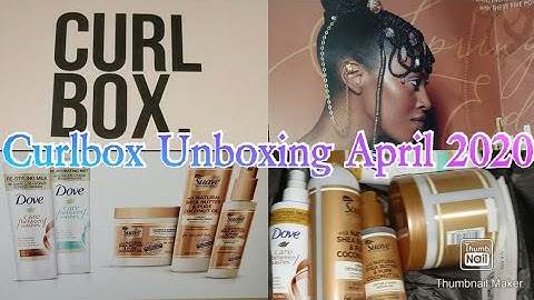 Curlbox Unboxing-April 2020