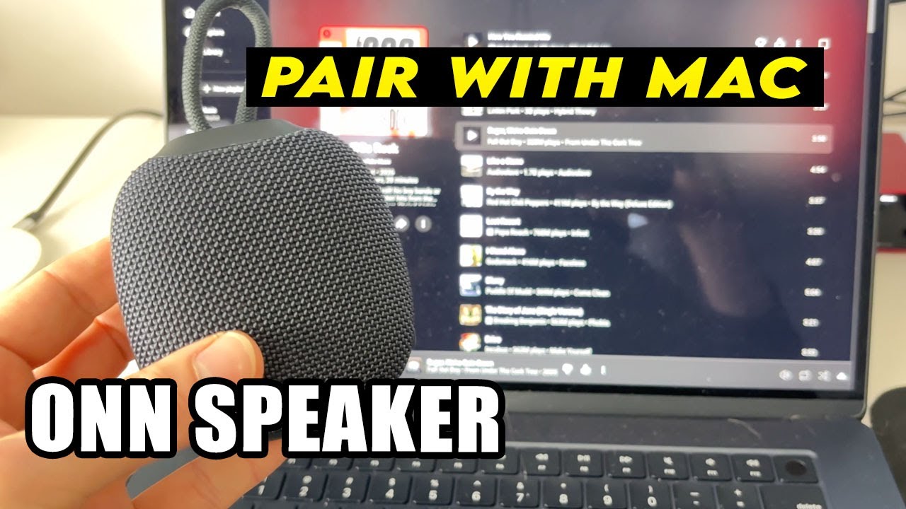 How to Pair Your Onn Bluetooth Speaker With a Mac Computer