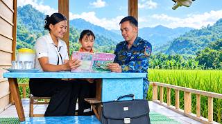 Navy Veteran & Beautiful Teacher Help Daughter Study | Make Special Steamed Buns screenshot 2