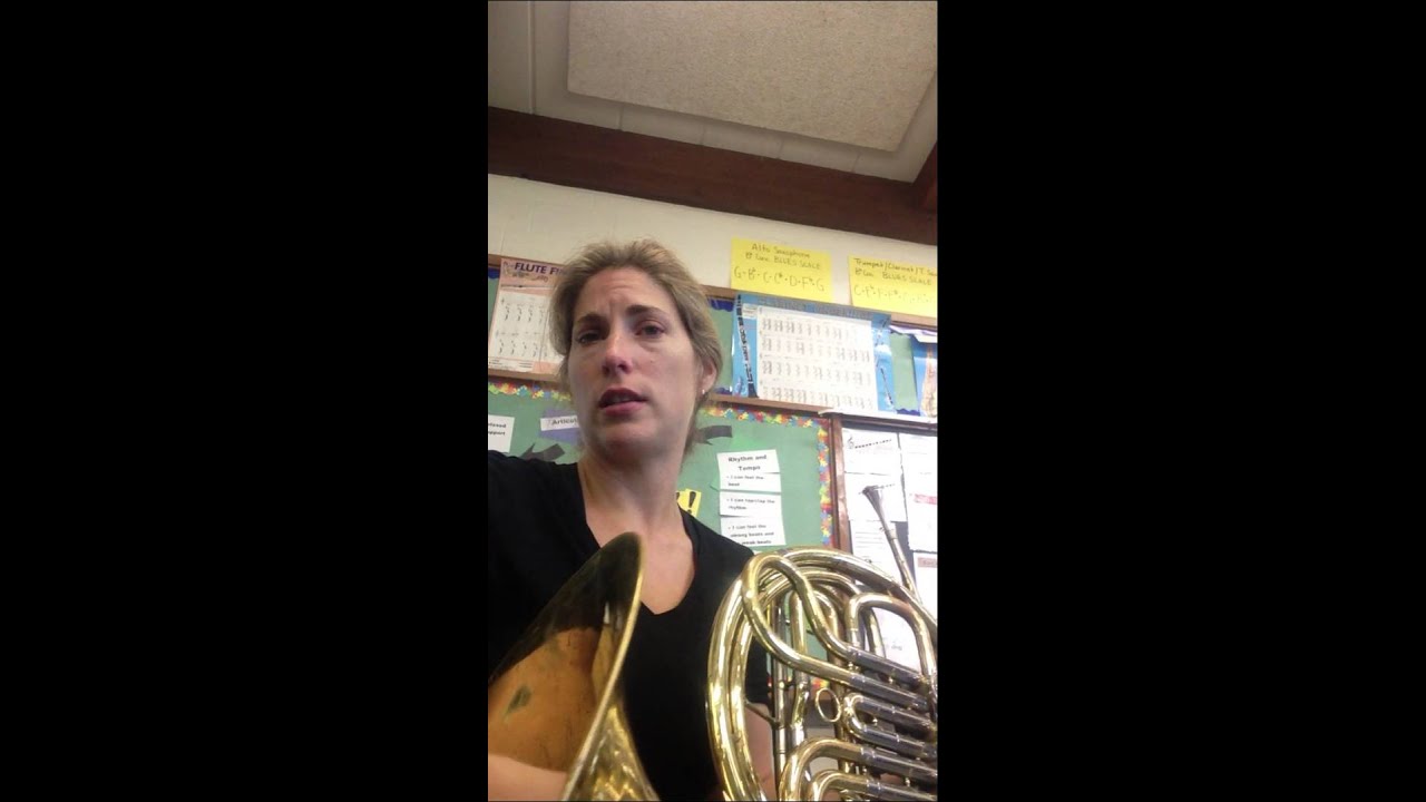 How to Hold a French Horn YouTube