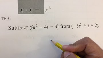 4.2 Adding/Subtracting Polynomials