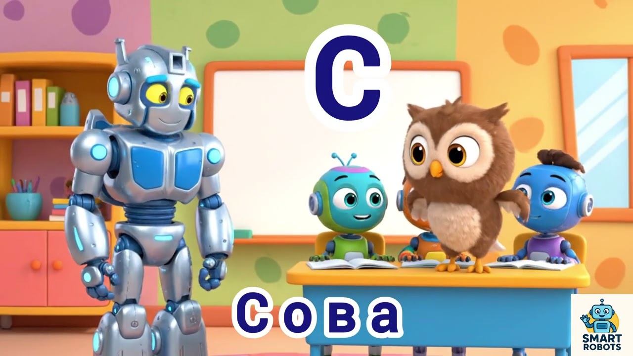 Вчимося читати українською. Буква "С". Українська абетка