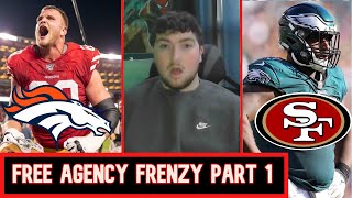 The start of Free Agency has been WILD! NFL Free Agency Frenzy Part 1
