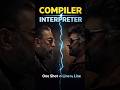 Compiler vs Interpreter 🤯🔥#coding #programming #compilation #interpretation #viral #shortsfeed #mass