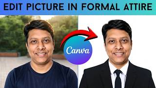 How to Convert Casual Image to Formal Attire in Canva screenshot 4
