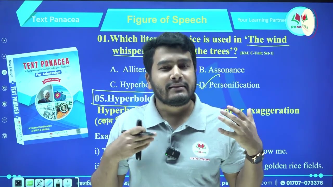 Figure of Speech | Text Panacea | English Class | Admission English