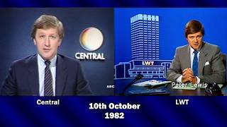 Multiscreen - ITV - Clive James to News - 10th October 1982 Multiscreen - ITV - Clive James to News - 10th October 1982