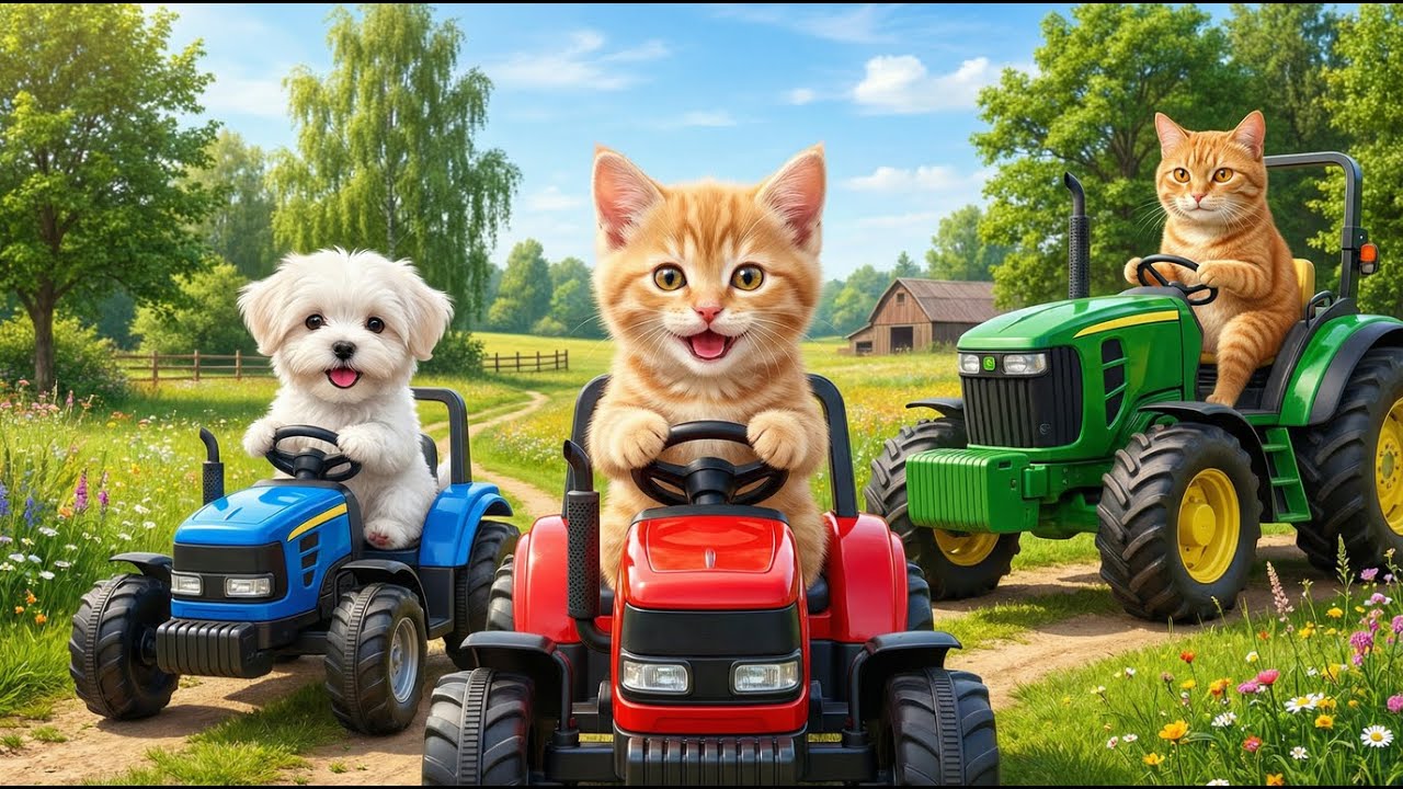 Mama Cat and Her Kitten Found a Puppy… And the Spaghetti Ending Will Melt Your Heart 🥺🍝