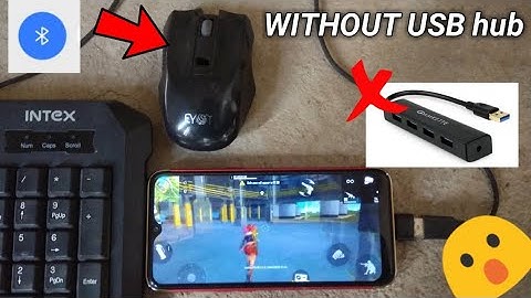 Connect keyboard and mouse in smartphone without USB hub in hindi