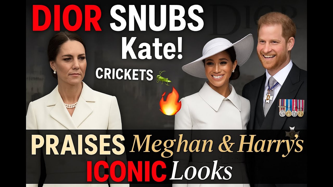 DIOR Humiliates Kate at French State Banquet While Meghan & Harry’s Iconic Looks Go VIRAL!