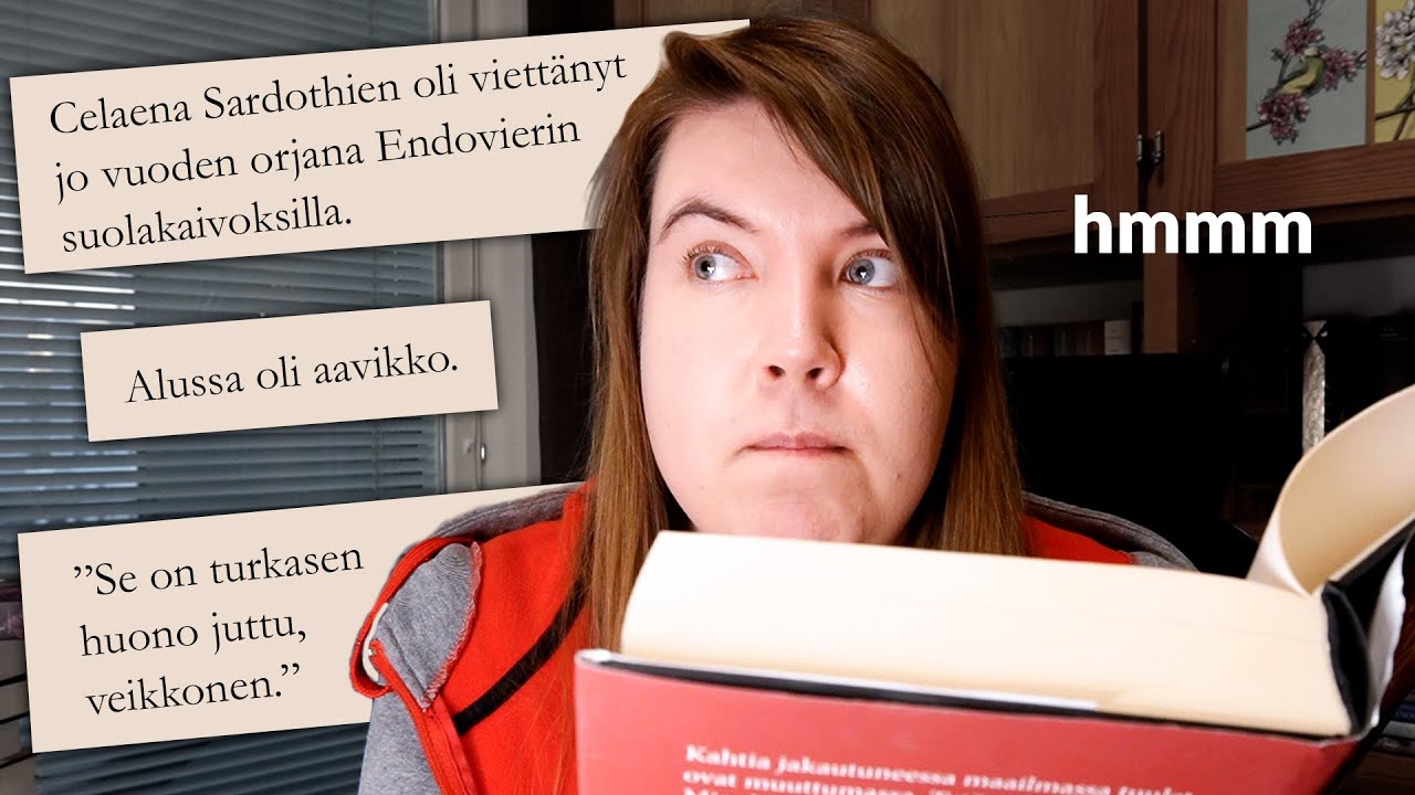 Arvostelen kirjoja ekan lauseen perusteella