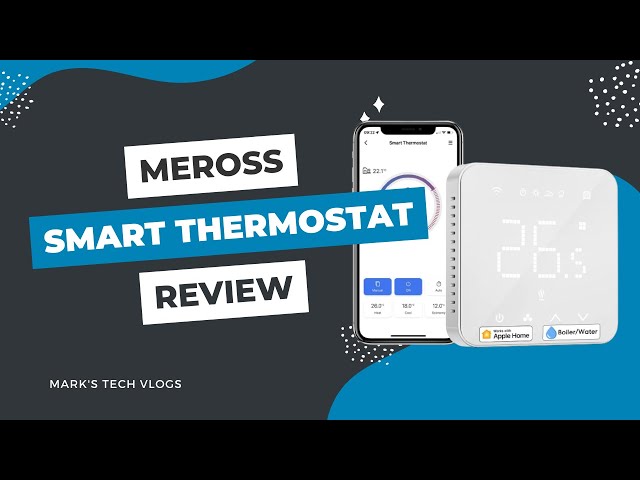 Meross HomeKit Wi-Fi Smart Thermostat for Electric Underfloor