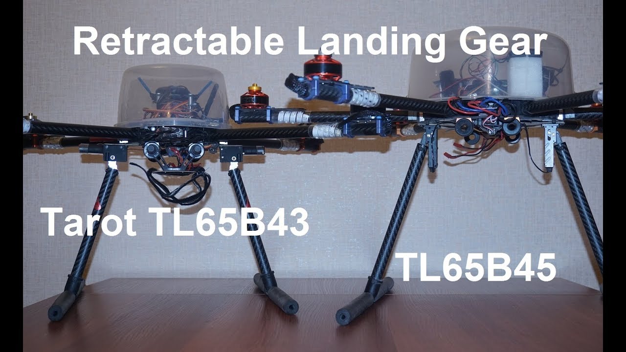 Retractable Landing Gear / Ретракты Tarot - электрические складные шасси для коптеров