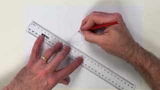 Two-sided ruler: Cross-align arcsine lemma
