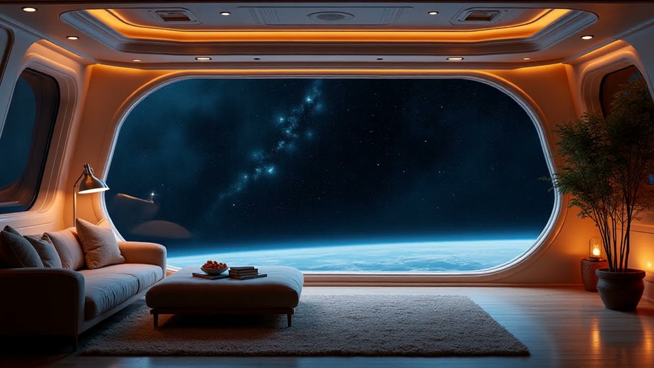 Galactic Calmness - Space Ambient Music - Spaceship Chill
