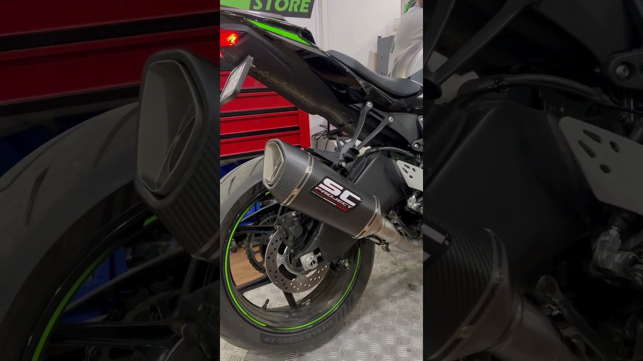 Kawasaki ZX6R | SC Project SC-1R exhaust