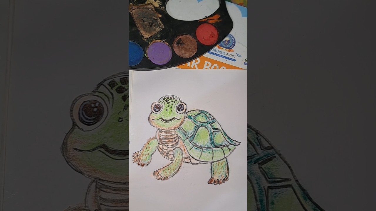 amazing art | turle drawing | how to draw |art ytra 