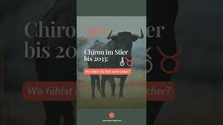 Chiron im Stier: Wo fühlst Du Dich nicht sicher?