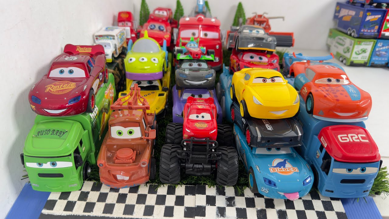 Disney Pixar Cars Unboxing Review | Full Lightning McQueen, Tow Mater, Doc Hudson, Sally, Mack