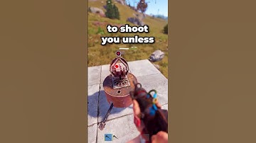 This Rust EXLOIT Will Make You INVINCIBLE To Turrets!😲 #rust #rusttips #rustshorts #rustmeme #rustpc