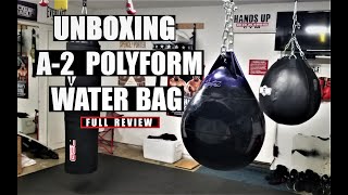 AQUA PUNCHING BAG UNBOXING AND DEMO WATER BUOY POLYFORM