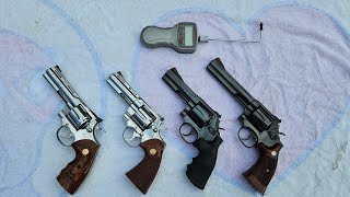 Colt Python vs. Smith & Wesson 586 Trigger pull